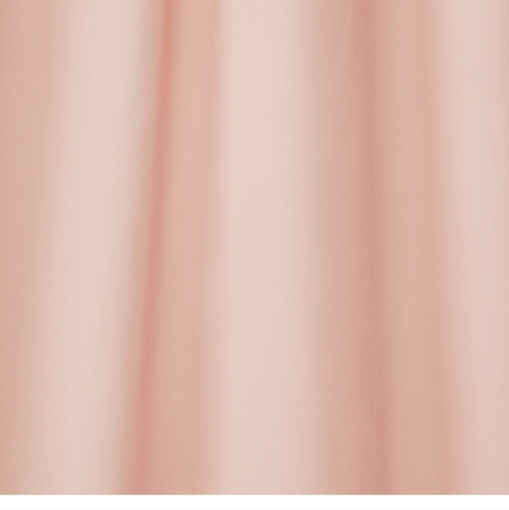 Two Pillowfort Tie Top Blackout Curtains  Pink 42 X 84 - Picture 3 of 8
